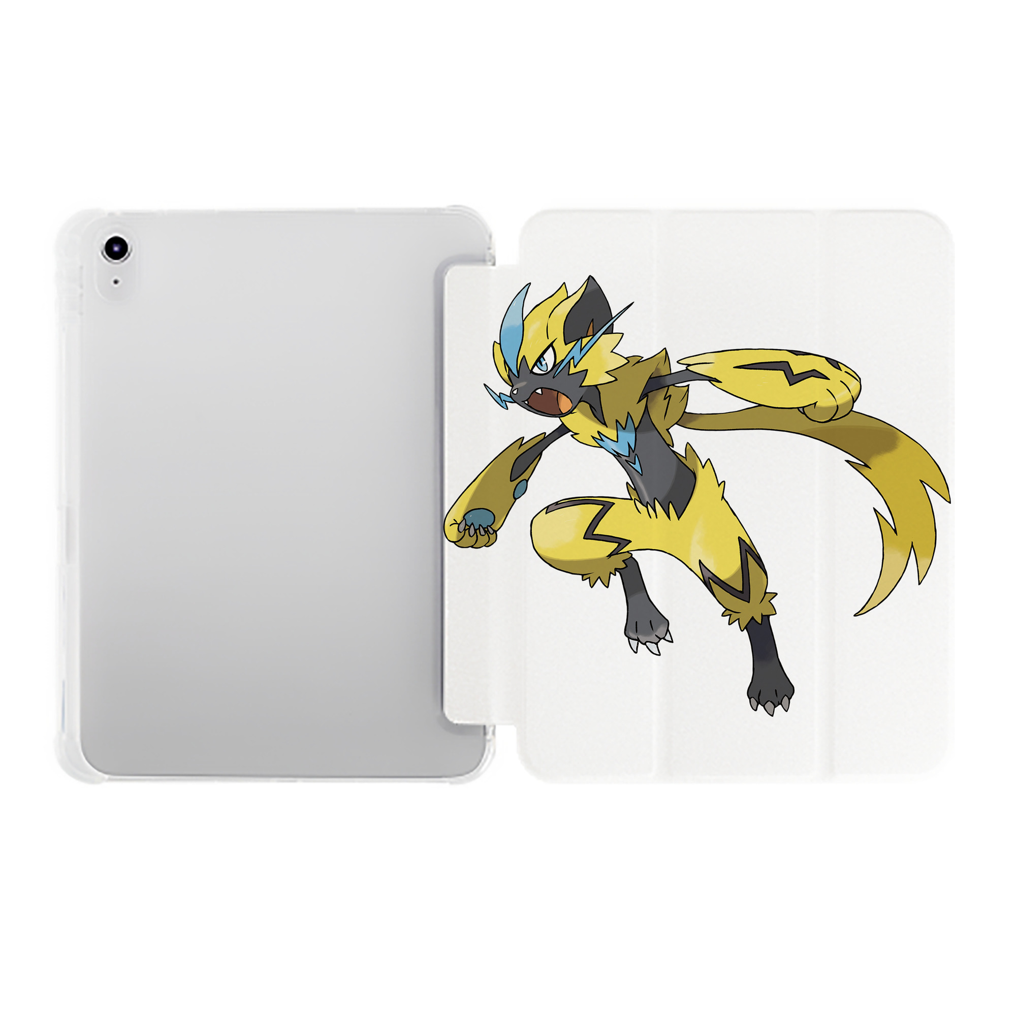 （画像用） ポケットモンスター Pokémon IPad ケース ペン収納付き 三つ折りスタンド PUレザー×シリコン 対応機種9.5/10.5/10.9インチ
